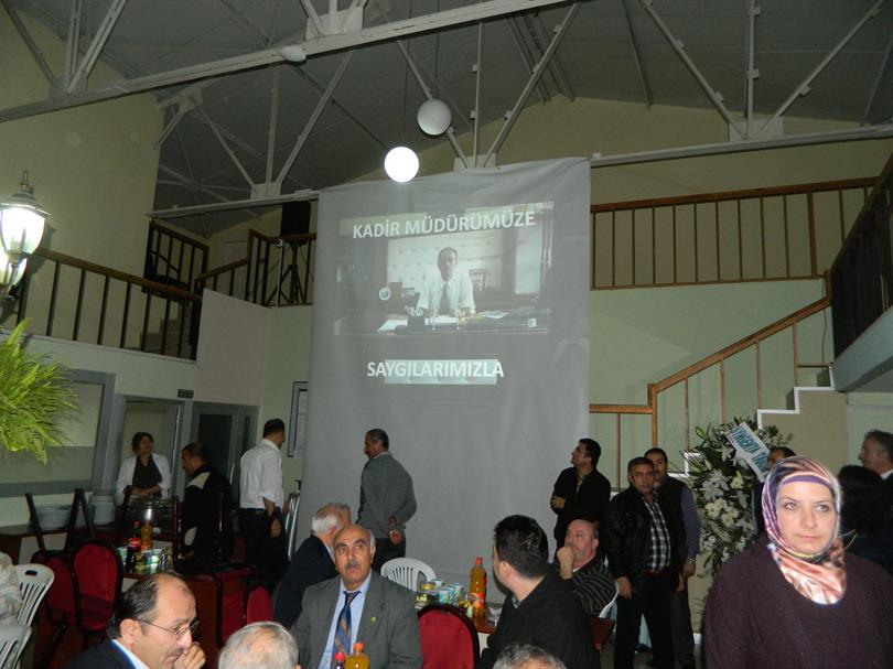 Kadir Müdürümüzü Trabzon'a Uğurladık