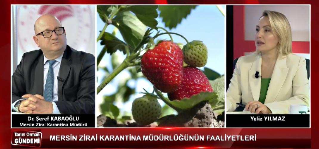 TARIM TV TARIM VE ORMAN GÜNDEMİ PROGRAMI'NA KATILDIK