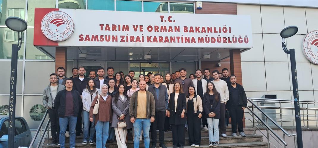 OMÜ ZİRAAT FAKÜLTESİNDEN ZİYARET